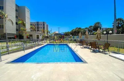 Condomínio reserva flora - apartamento com 2 quartos para alugar, 41 m² por r$ 1.100/mês - barroso - fortaleza/ce