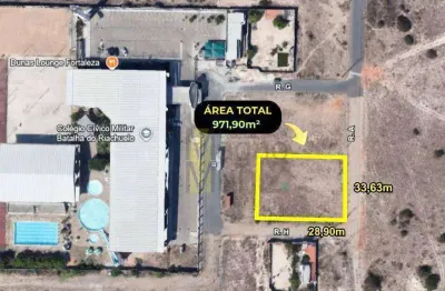 Terreno à venda, 971 m² por r$ 590.000,00 - dunas - fortaleza/ce