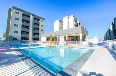 Gran village eusébio iii -  apartamento com 2 quartos para alugar, 46 m² por r$ 1.200/mês - centro - eusébio/ce