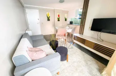 Edifício blue ocean -  apartamento com 2 quartos para alugar, 53 m² por r$ 2.150/mês - meireles - fortaleza/ce