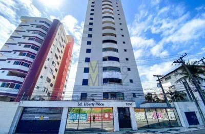 Ed. liberty place - apartamento com 3 quartos para alugar, 94 m² por r$ 2.800/mês - varjota - fortaleza/ce