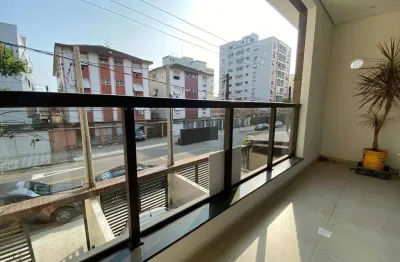 Sobreposta alta à venda no bairro embaré em santos, com 2 suítes.