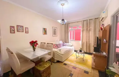 Apartamento à venda, 2 quartos, 1 vaga, macuco - santos/sp