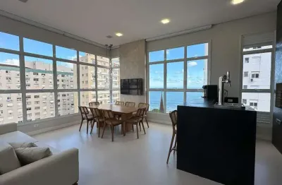 Cobertura à venda, 3 quartos, 3 suítes, 2 vagas, embaré - santos/sp