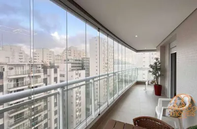 Apartamento à venda, 3 quartos, 3 suítes, 2 vagas, boqueirão - santos/sp