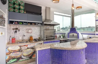 Cobertura duplex 3 dorms e 2 vagas - bairro boa vista - são catano