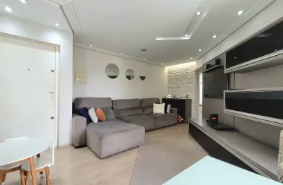 Apartamento 2 dormitórios com 2 vagas - campestre - santo andré.