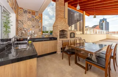 Sobrado moderno com 3 dormitórios e 2 vagas - santa paula - scs.