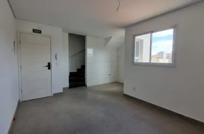 Cobertura 2 dormitórios com 1 vaga - jardim santo alberto - santo andré.