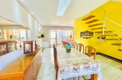 Sobrado magnífico com 3 dormitórios e 6 vagas - parque são lucas.