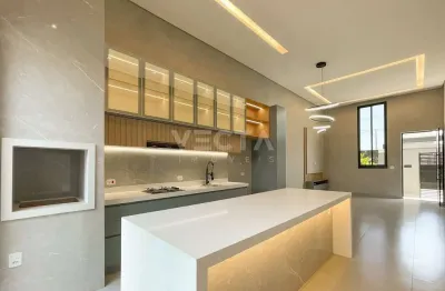 Casa nova no SetSul 2 com 3 dormitórios, piscina e cozinha gourmet