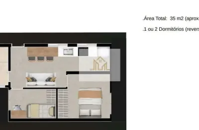 2 dormitórios | moinho velho | 34m² | 237mil | use o seu veículo como entrada!