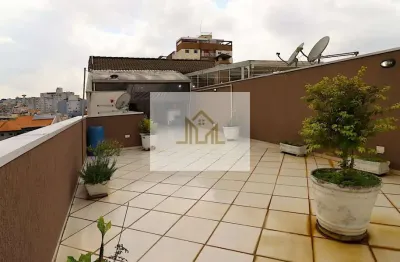 Cobertura | vila curuçá, santo andré | 3 dorm , 1 suíte, 2 vagas | 152m²