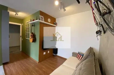 Jd. maria estela | lindo apartamento | 2 dorm | 1 vg | sacada | 52m²