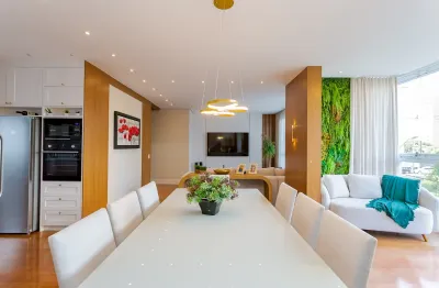 Apartamento mobiliado no ecoville  3 suítes, 145m  privativos e 2 vagas