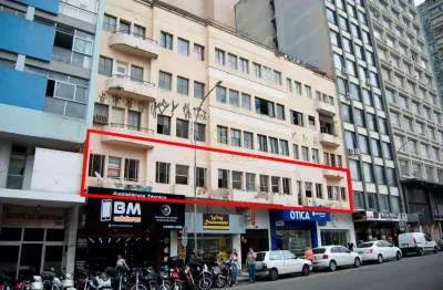 Sala comercial para locação, centro, andar inteiro, av. marechal floriano peixoto, curitiba - pr