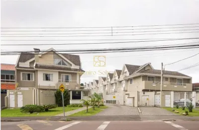 Sobrado à venda, guabirotuba, 4 dormitórios, 3 vagas de garagem, em condomínio fechado,curitiba - pr