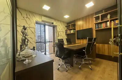 Conjunto comercial mobiliado - 2 vagas - bairro centro - 51,48m²