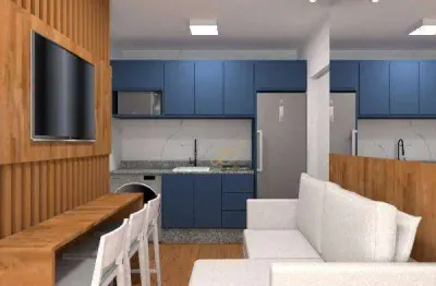 Ótimo studio garden 24,52m², pertinho do shopping palladium!