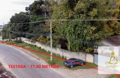 Terreno com estudos! 4358m² no sítio cercado, curitiba!