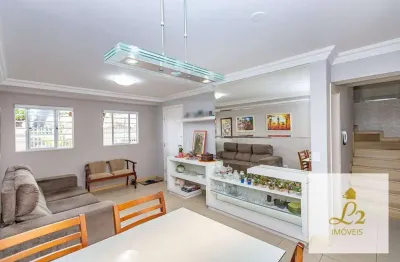 Ótimo sobrado mobiliado à venda, 190 m² - no bacacheri - curitiba/pr - aceita permuta!