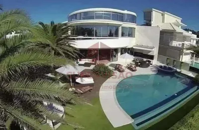Casa com 5 quartos à venda na avenida dos pampos, 242, jurerê internacional, florianópolis por r$ 39.000.000