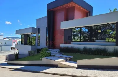 Casa com 3 quartos à venda na rua dos curiós, 1000, cidade universitária pedra branca, palhoça por r$ 3.000.000