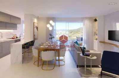 Apartamento com 3 dormitórios à venda, 87 m² por r$ 849.000,00 - pedra branca - palhoça/sc