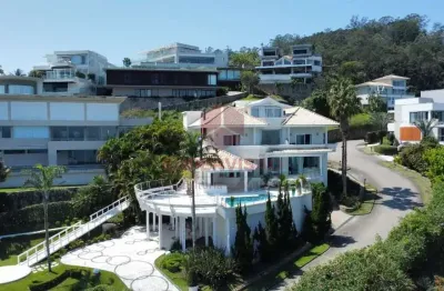 Casa em condomínio fechado com 6 quartos à venda na rodovia haroldo soares glavan, 4450, cacupé, florianópolis por r$ 10.300.000