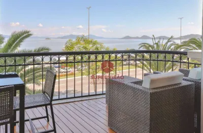 Apartamento à venda, 316 m² por r$ 10.000.000,00 - beira mar - florianópolis/sc
