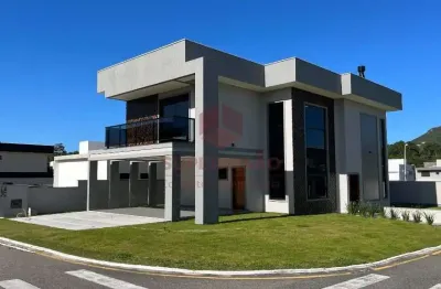 Casa em condomínio fechado com 3 quartos à venda na avenida red park, 46, são joão do rio vermelho, florianópolis por r$ 1.600.000