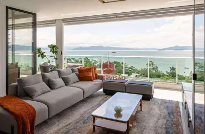 Cobertura à venda, 217 m² por r$ 4.995.000,00 - beira mar - florianópolis/sc