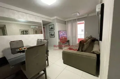 Apartamento à venda, 82 m² por r$ 800.000,00 - barreiros - são josé/sc