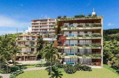 Apartamento com 1 dormitório à venda, 59 m² por r$ 1.350.000,00 - joão paulo - florianópolis/sc