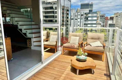 Apartamento duplex à venda, 71 m² por r$ 1.920.000,00 - centro - florianópolis/sc