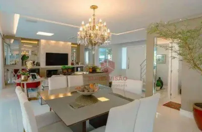 Casa com 4 dormitórios à venda, 339 m² por r$ 5.300.000 , ao lado da sc 401- joão paulo - florianópolis/sc