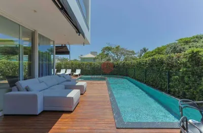Casa com 6 quartos à venda, 433 m² por r$ 10.700.000 - jurerê internacional - florianópolis/sc