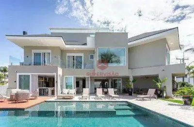 Casa com 10 quartos  à venda, 1030 m² por r$ 33.000.000 - jurerê internacional - florianópolis/sc
