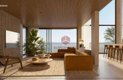 Apartamento duplex com 3 dormitórios à venda, 147 m² por r$ 5.282.478 - jurerê - florianópolis/sc