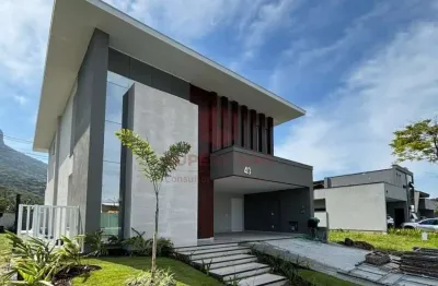 Casa em condomínio fechado com 4 quartos à venda na rua lagoinha, 66, pedra branca, palhoça por r$ 3.600.000