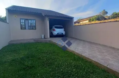 Casa térrea com 2 dormitórios à venda, vila gilcy - campo largo/pr