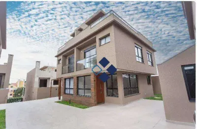 Sobrado triplex novo com 3 dormitórios à venda, 142 m² por r$ 830.000 - tingui - curitiba/pr