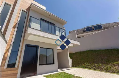 Condominio de 4 sobrados atuba com 3 dorm  à venda, 103 m² por r$ 690.000 - curitiba/pr