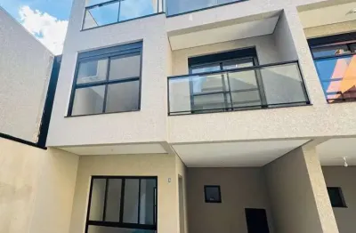 Casa em condomínio fechado com 3 quartos à venda na rua pedro drulla, 82, jardim das américas, curitiba por r$ 899.000