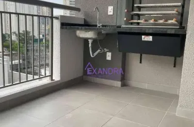 Apartamento com 1 dormitório ( 1 suíte ), sacada com churrasqueira e vaga livre, à venda, 46 m² por r$ 459.000 - ipiranga - são paulo/sp
