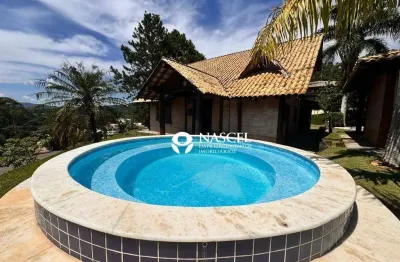 Venda - linda casa no estilo rústico, com acesso a represa - condomínio náutico porto bragança.