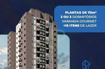 Lançamento! apartamento de 70 m² com 3 dormitórios à venda - lazuli residencial, santa bárbara d'oeste (sp)