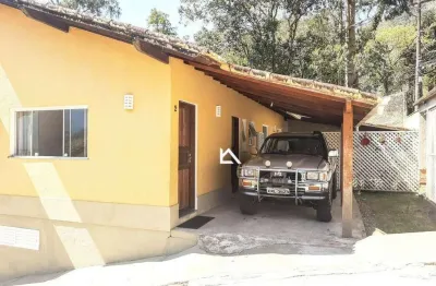 Casa com 2 dormitórios à venda, 52 m² por r$ 420.000 - araras - teresópolis/rj