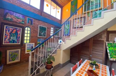 Casa com 10 dormitórios à venda, 418 m² por r$ 4.350.000,00 - pimenteiras - teresópolis/rj