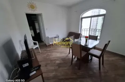 Flat mobiliado a venda, 1 dormitório,  vaga de garagem, 46 m2, próximo ao shopping higienópolis em